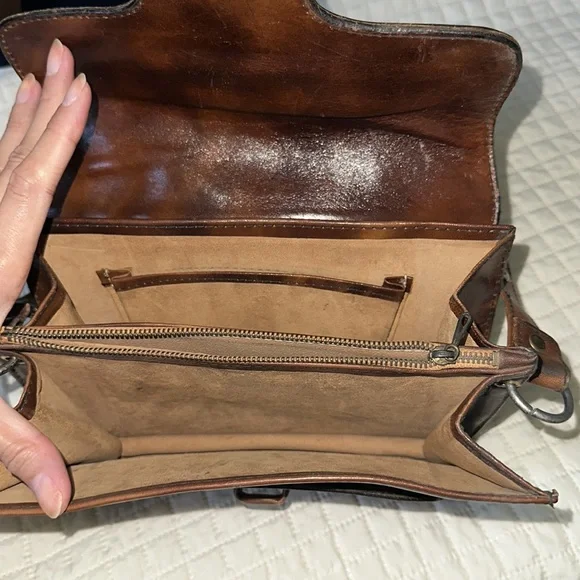 Vintage brown purse - Picture 7 of 9